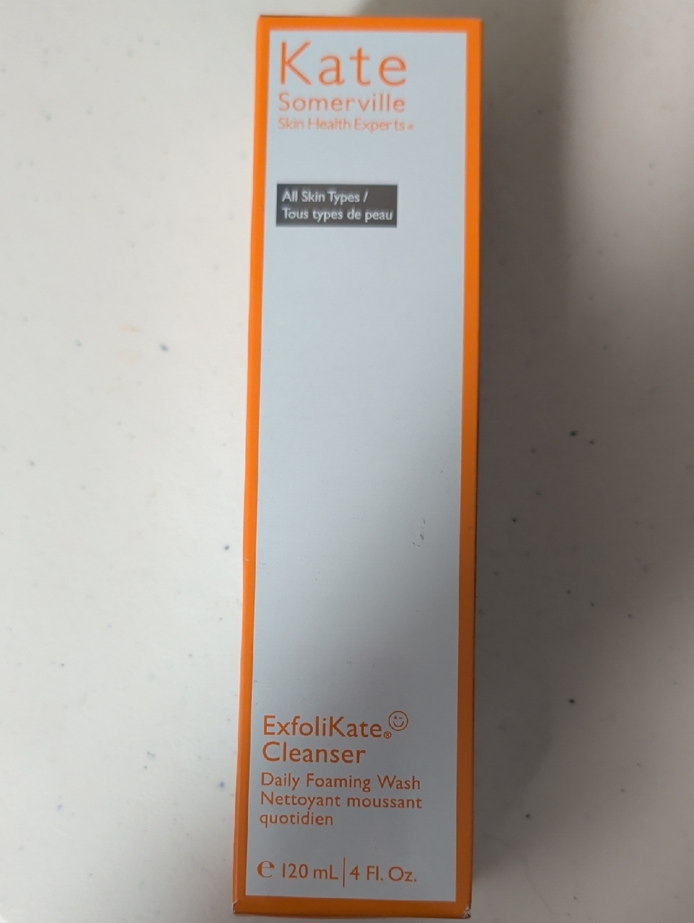 Kate Somerville ExfoliKate Cleanser - Bright Orange & White Packaging